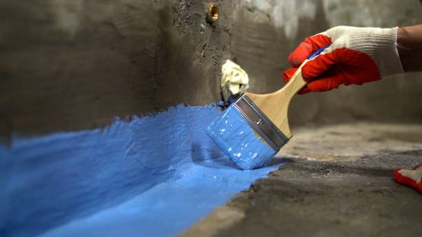 Commercial Wet Basement Repair project at a Clay Center, OH business property by SJ Waterproofing Pros